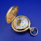 Edle Sonette Swiss Taschen Uhr – Elegantes Skelett Design mit Relief