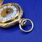 Edle Sonette Swiss Taschen Uhr – Elegantes Skelett Design mit Relief
