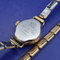 Elegante Pronto Damen Uhr – Vintage-Stil mit Rolled Gold Gehäuse