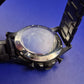 Markante Fossil Nate Herren Uhr – Schwarzer Chronograph im XL-Design