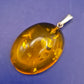 Edler Bernstein Anhänger in Ovaler Form – Eleganter Damen Schmuck