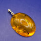 Edler Bernstein Anhänger in Ovaler Form – Eleganter Damen Schmuck