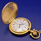 Edle Lacher Goldene Taschen Uhr – Klassisch mit Römischen Ziffern