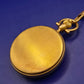 Edle Lacher Goldene Taschen Uhr – Klassisch mit Römischen Ziffern