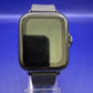 Moderne Smart Watch in Schwarz – Sportliche Unisex Uhr mit Silikonarmband