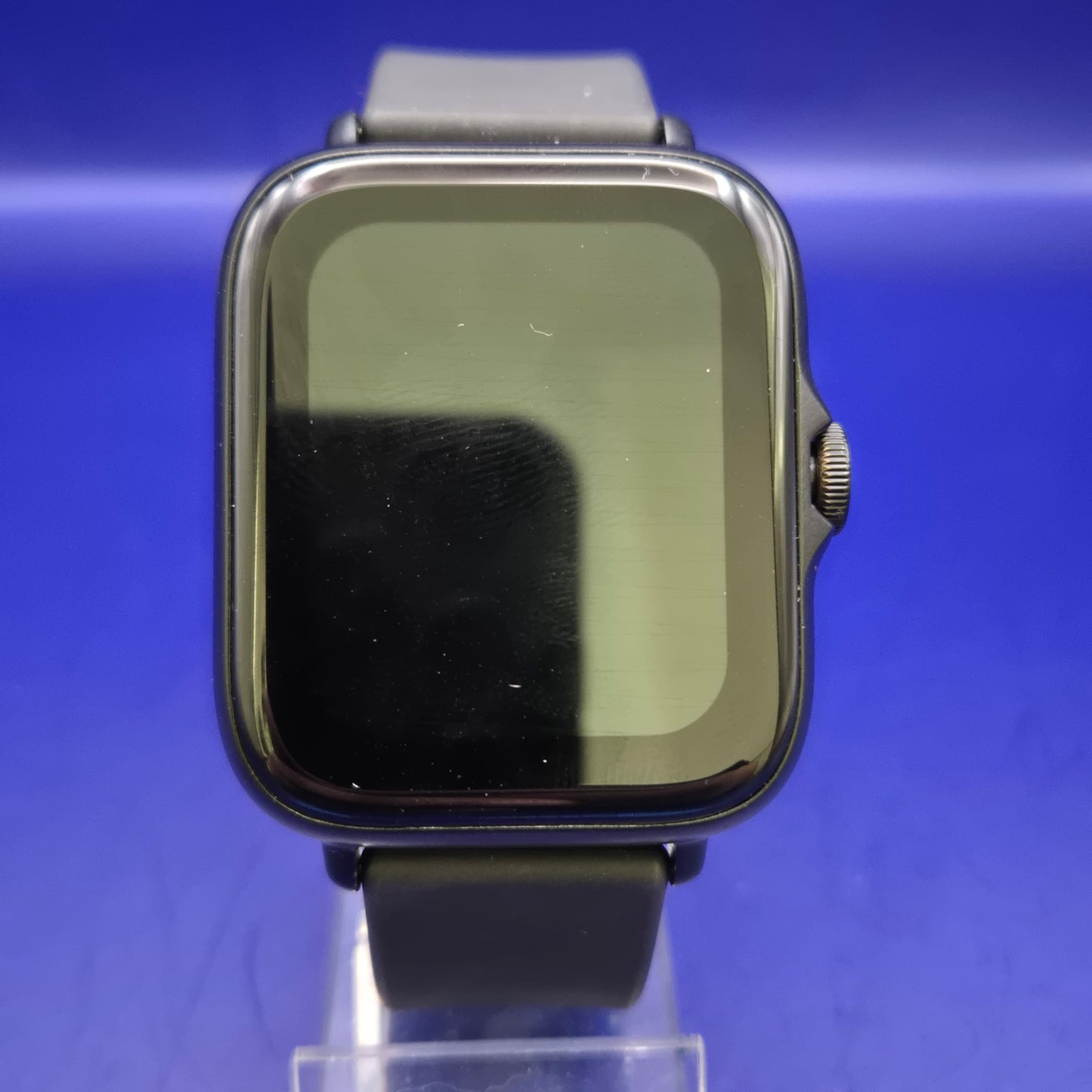 Moderne Smart Watch in Schwarz – Sportliche Unisex Uhr mit Silikonarmband