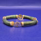 Elegantes Jade Damen Armband – Traditionelles Design mit China-Schriftzeichen