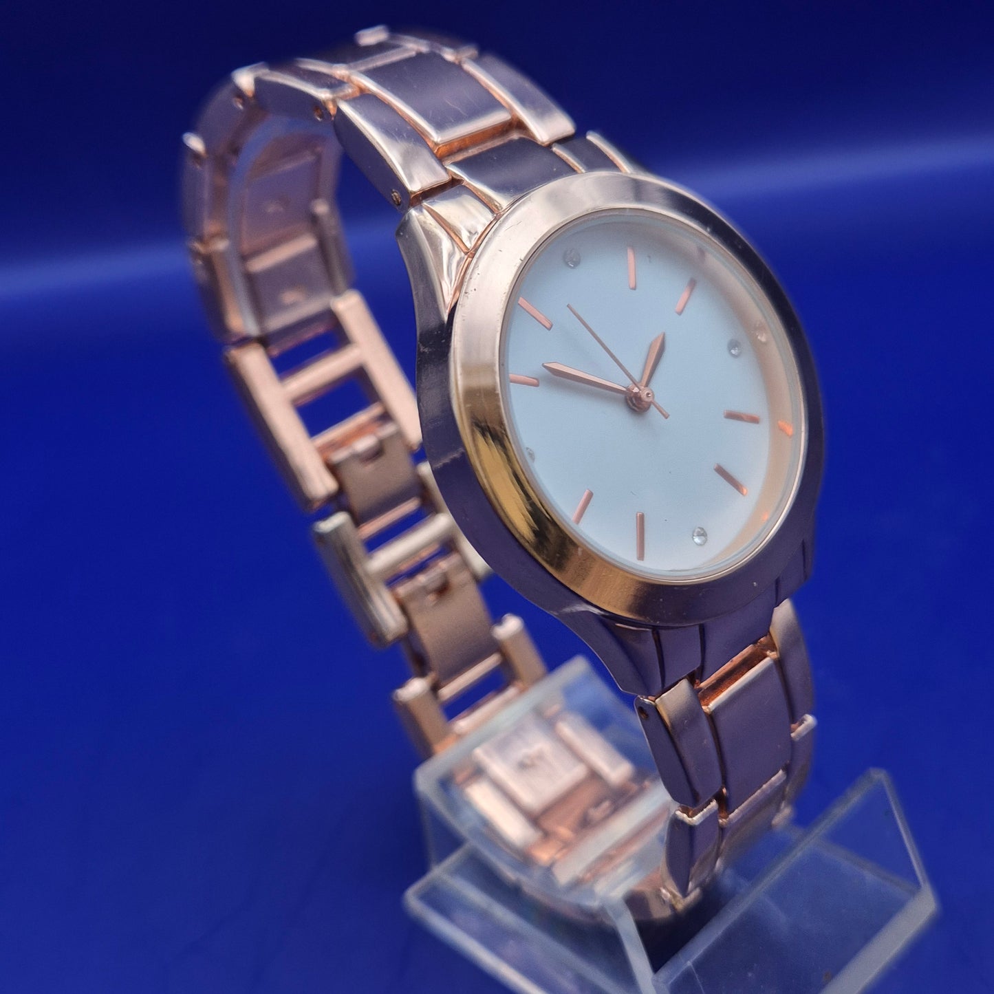 Elegante LDADPR Damen Uhr – Modernes Design in Roségold Optik