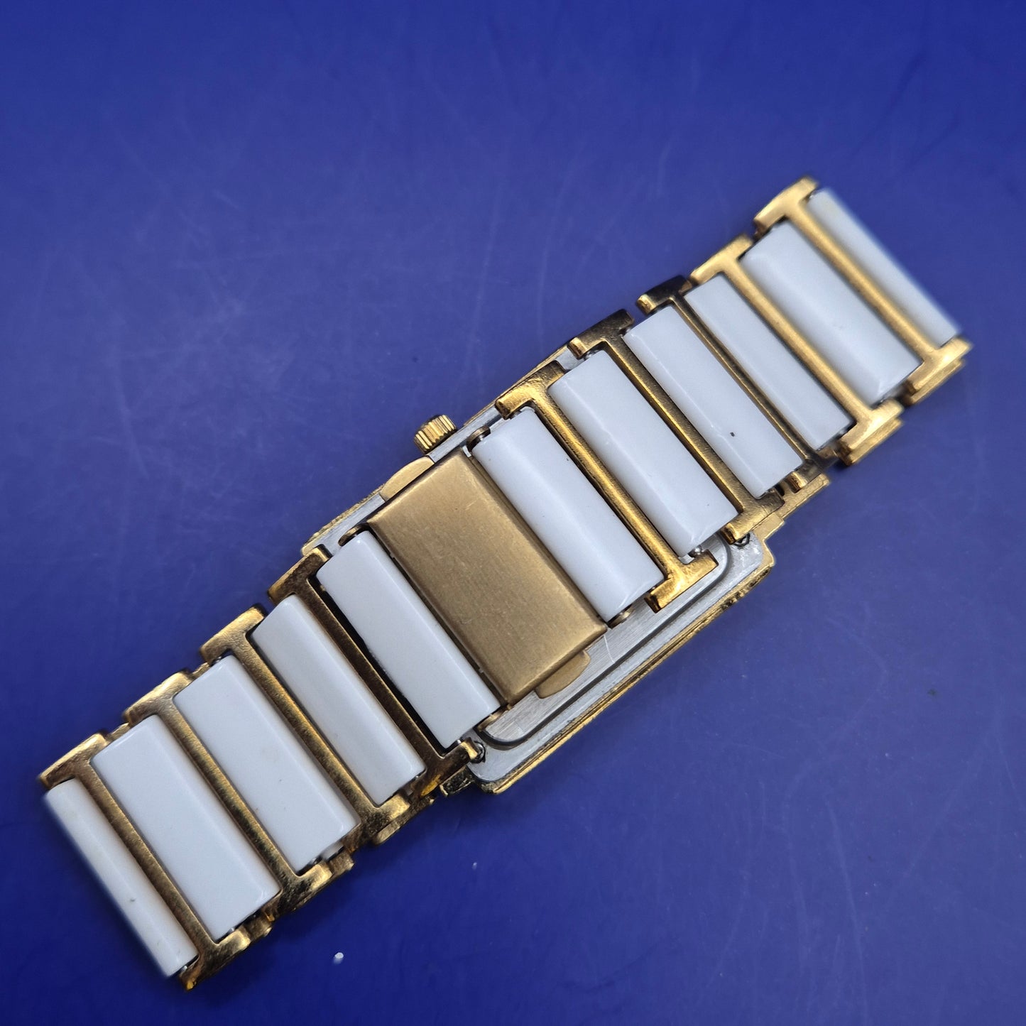 Elegante Hongbo Damen Uhr – Weißes Keramik Design mit Gold