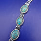 Elegantes Türkis Silber Armband – Stilvoller Damen Schmuck im Vintage Stil