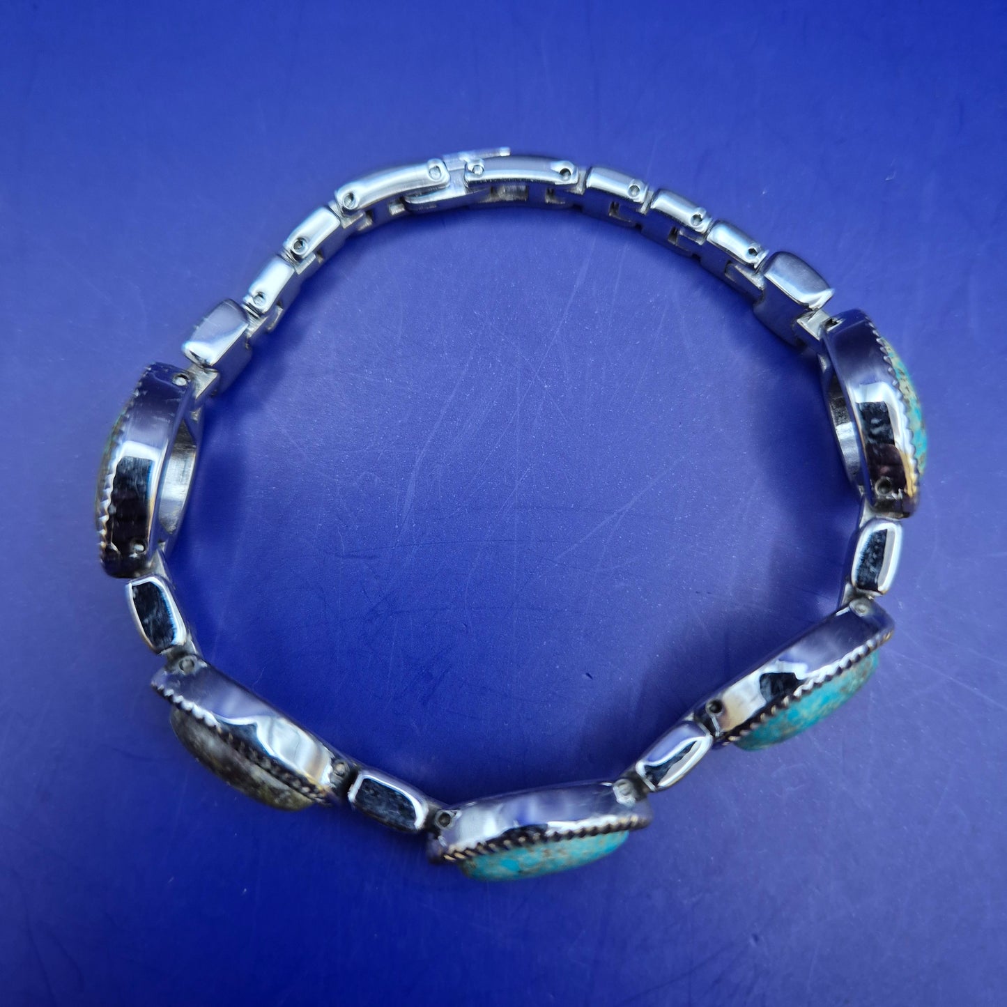 Elegantes Türkis Silber Armband – Stilvoller Damen Schmuck im Vintage Stil