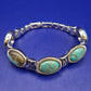 Elegantes Türkis Silber Armband – Stilvoller Damen Schmuck im Vintage Stil