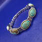 Elegantes Türkis Silber Armband – Stilvoller Damen Schmuck im Vintage Stil