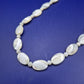 Edle Damen Perlmutt Kette – Elegante Perlmuttkette mit Goldverschluss