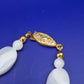 Edle Damen Perlmutt Kette – Elegante Perlmuttkette mit Goldverschluss