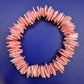 Naturstein Muschel Damen Armband – Sommerlicher Schmuck in Rosa