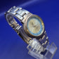 Klassische Meister-Anker Damen Uhr – Zweifarbiges Design mit Hellblauem Ring