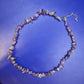 Stilvolle Amethyst Splitterkette – Naturstein Hals Kette in Violett