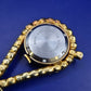 Vintage Opel Damen Uhr – Stilvolle Brosche mit Strass
