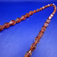 Elegante Bernstein Bernsteinperlen Hals Kette – Einzigartige Bikonische Form