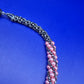 Elegante Vintage Perlenkette mit Spiralmuster und Magnetverschluss