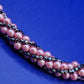Elegante Vintage Perlenkette mit Spiralmuster und Magnetverschluss