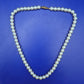Vintage Perlenkette mit elegantem Gold Verschluss Schmuck Kette