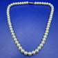 Vintage Perlenkette mit elegantem Gold Verschluss Schmuck Kette