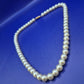 Vintage Perlenkette mit elegantem Gold Verschluss Schmuck Kette