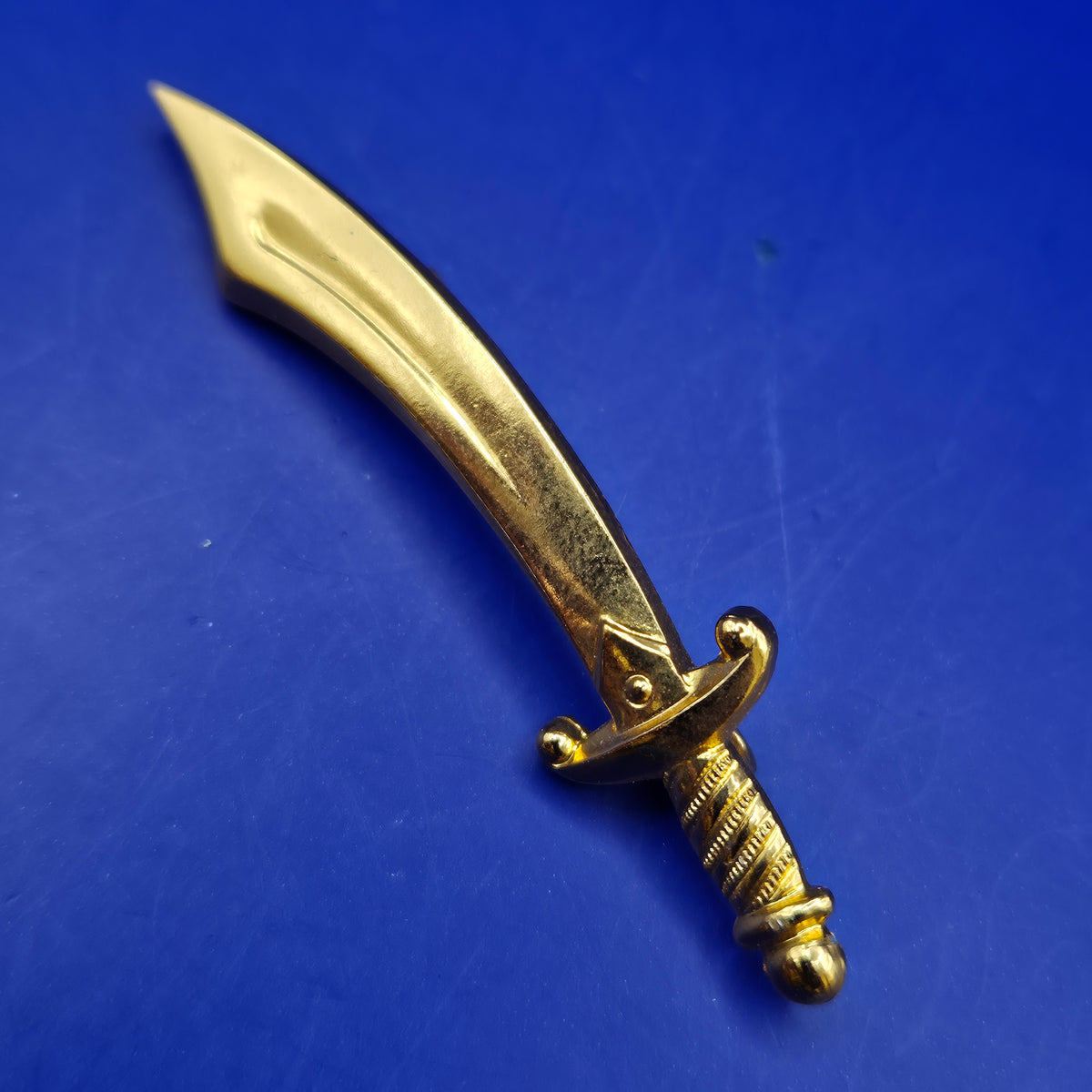 Vintage Goldfarbene Säbel Schwert Brosche Pin Accessoire