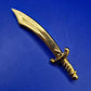 Vintage Goldfarbene Säbel Schwert Brosche Pin Accessoire