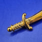 Vintage Goldfarbene Säbel Schwert Brosche Pin Accessoire