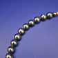 Elegante Vintage Hämatit Perlenkette in Grau Schwarz