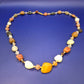 Bunte Edelstein Kette aus Naturstein Splittern Vintage