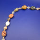 Bunte Edelstein Kette aus Naturstein Splittern Vintage
