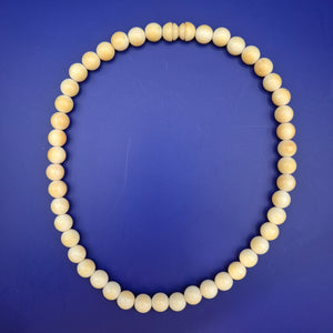Elegante Vintage Perlenkette mit Verlauf in Creme