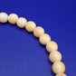 Elegante Vintage Perlenkette mit Verlauf in Creme