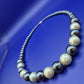 Elegante Vintage Perlenkette mit Hämatit-Elementen