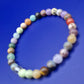 Buntes Edelstein Stretch Armband Multicolor Naturstein Perlen
