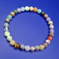 Buntes Edelstein Stretch Armband Multicolor Naturstein Perlen