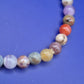 Buntes Edelstein Stretch Armband Multicolor Naturstein Perlen