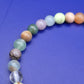Buntes Edelstein Stretch Armband Multicolor Naturstein Perlen