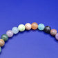 Buntes Edelstein Stretch Armband Multicolor Naturstein Perlen