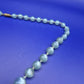 Elegante Vintage Perlenkette mit Verlauf in Pastellblau