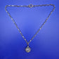 Vintage Kette mit filigranem Kugel Anhänger