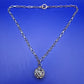 Vintage Kette mit filigranem Kugel Anhänger