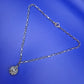 Vintage Kette mit filigranem Kugel Anhänger