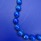 Vintage Kette Lapislazuli Perlenkette Blau Boho Klassisch