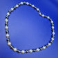 Elegante Perlenkette mit Hämatit-Elementen