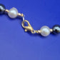 Elegante Perlenkette mit Hämatit-Elementen